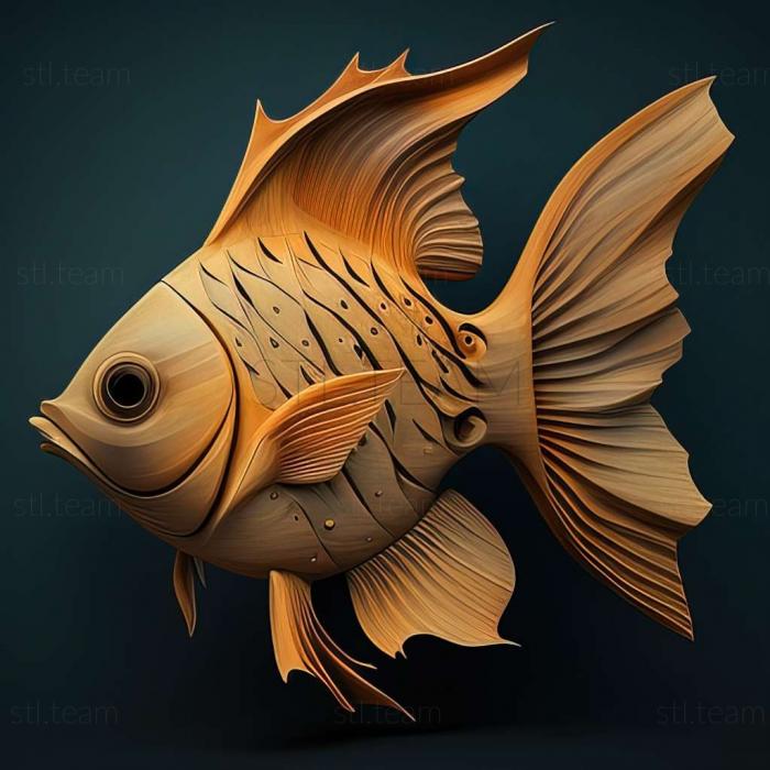 3D model Common ornatus fish (STL)